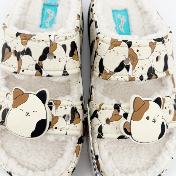 Squishmallows x Crocs Classic Cozzzy Cam The Cat Sandal Slides Womens Size 6 NWT - Picture 5 of 16